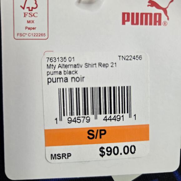 NWT Puma 2021 Monterrey Short Sleeve Alternate 3rd Jersey‎ in Black Size Small - Picture 4 of 6